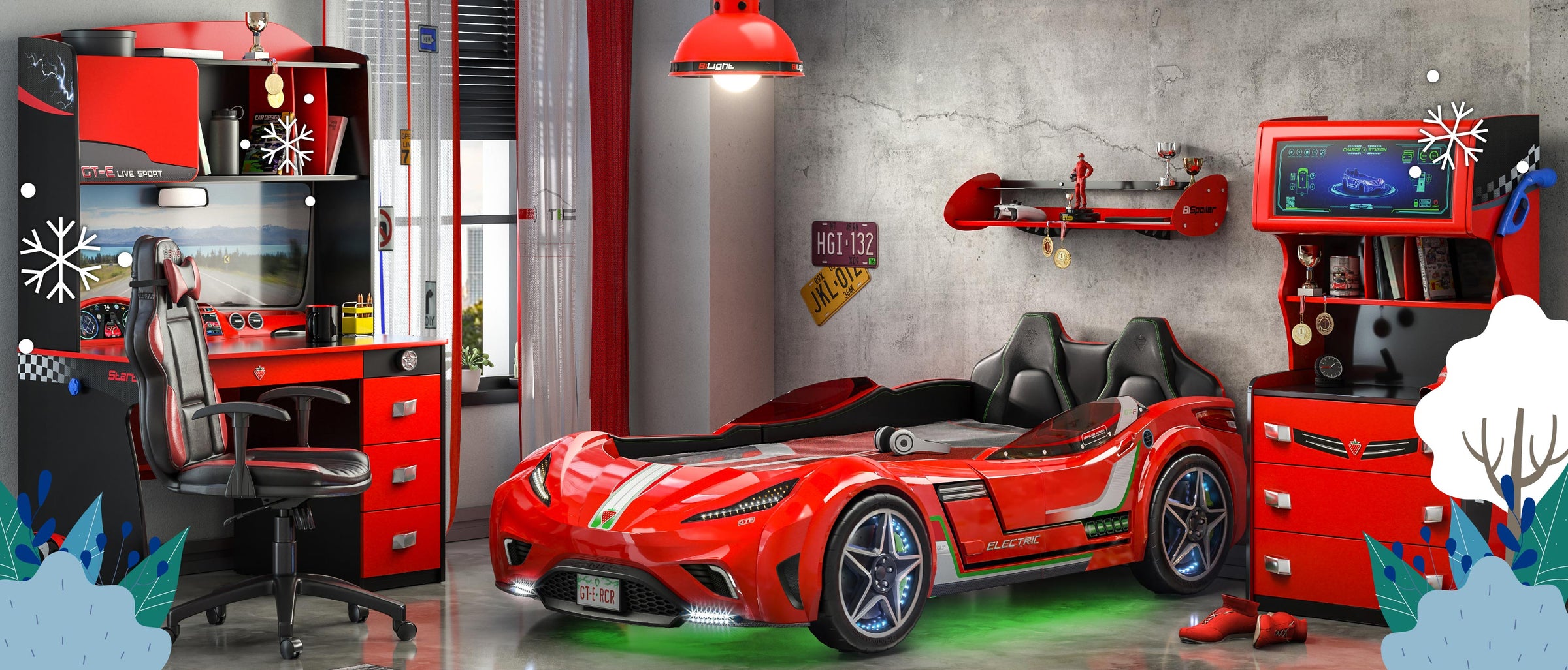 Race car beds