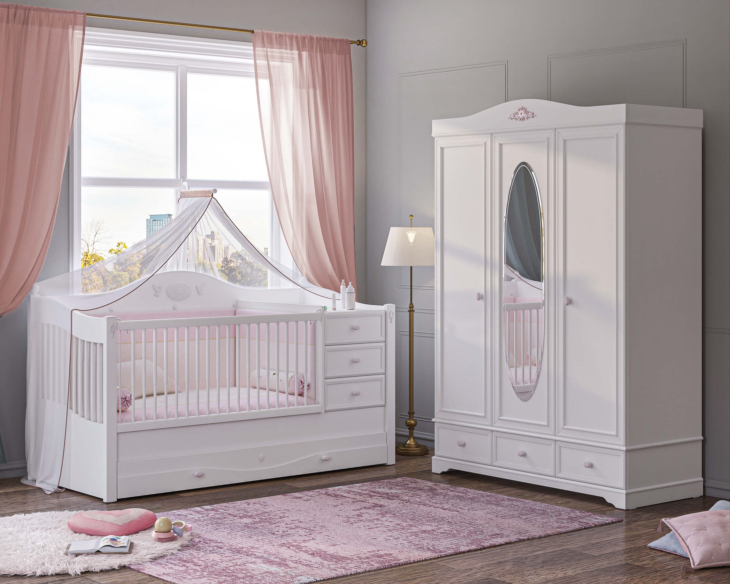 Rustic White Baby - Cilek KSA