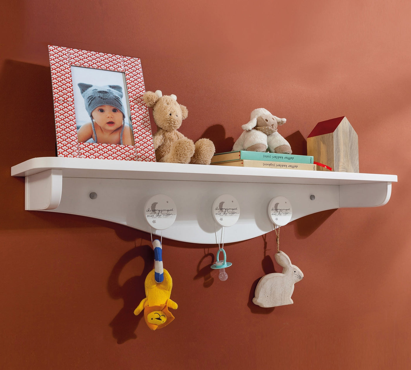 BABY COTTON drawer unit with wall shelf