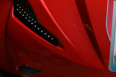 سرير سيارة 195*90 GT1 CARBED RED+MUSIC