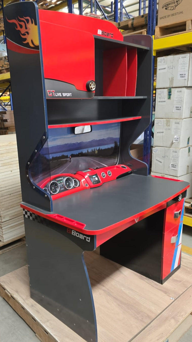طاوله دراسيه + رف CHAMPION DESK WITH UNIT