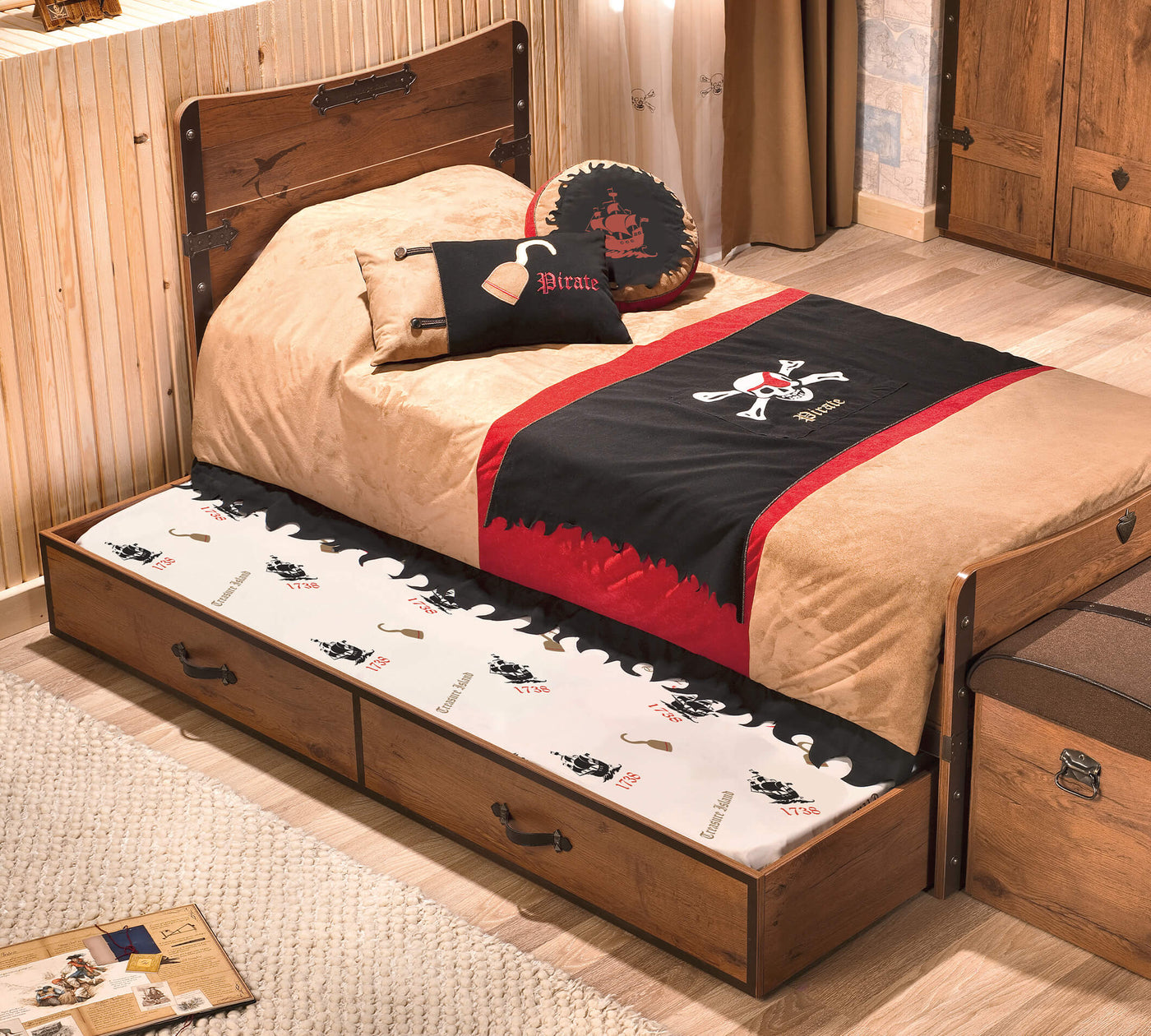 PIRATE zipper bed