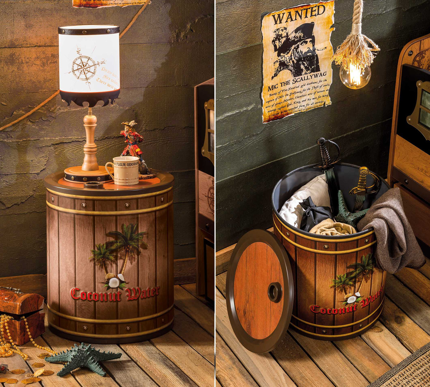 PIRATE GALON Bedside table