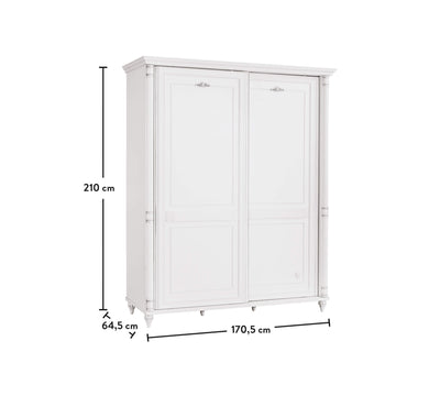 ROMANTIC Sliding door wardrobe