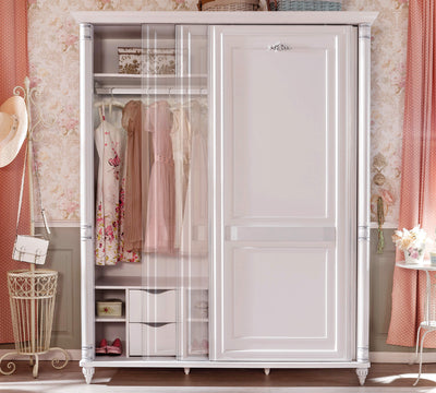 ROMANTIC Sliding door wardrobe