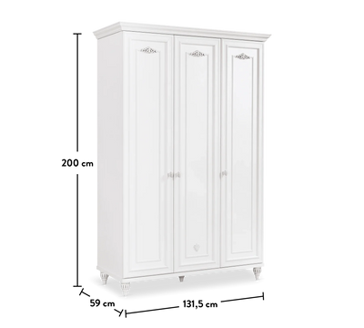 ROMANTICA 3-door wardrobe