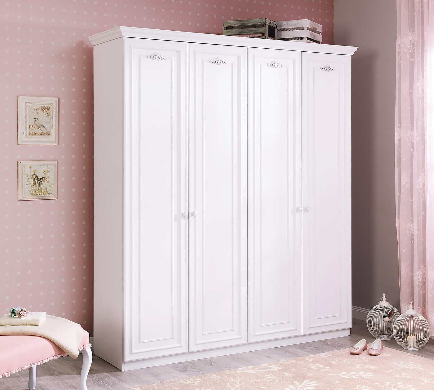 ROMANTICA 4-door wardrobe