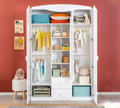 Baby Cotton 3-door wardrobe