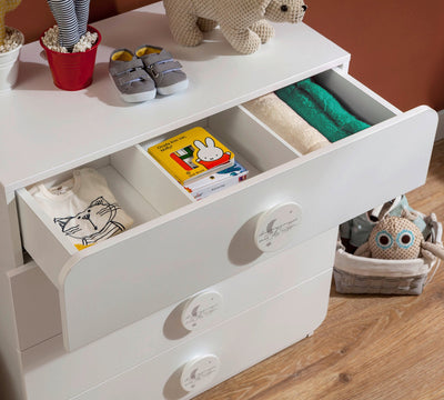 BABY COTTON drawer unit with wall shelf