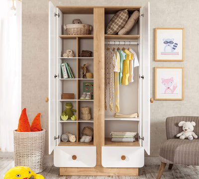 NATURA BABY 2-door wardrobe