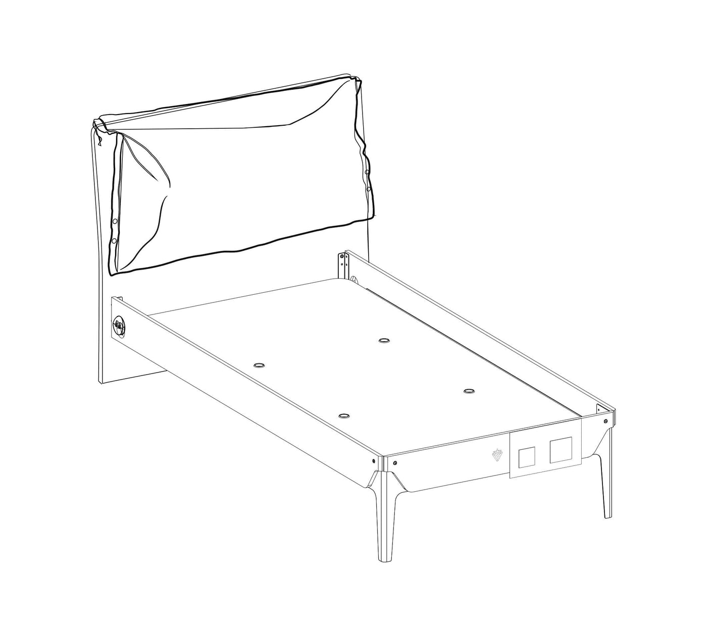 Trio Bed (100x200 cm)