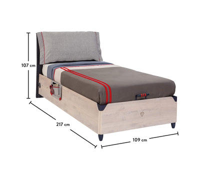 TRIO Bed with Storage (100X200 cm)