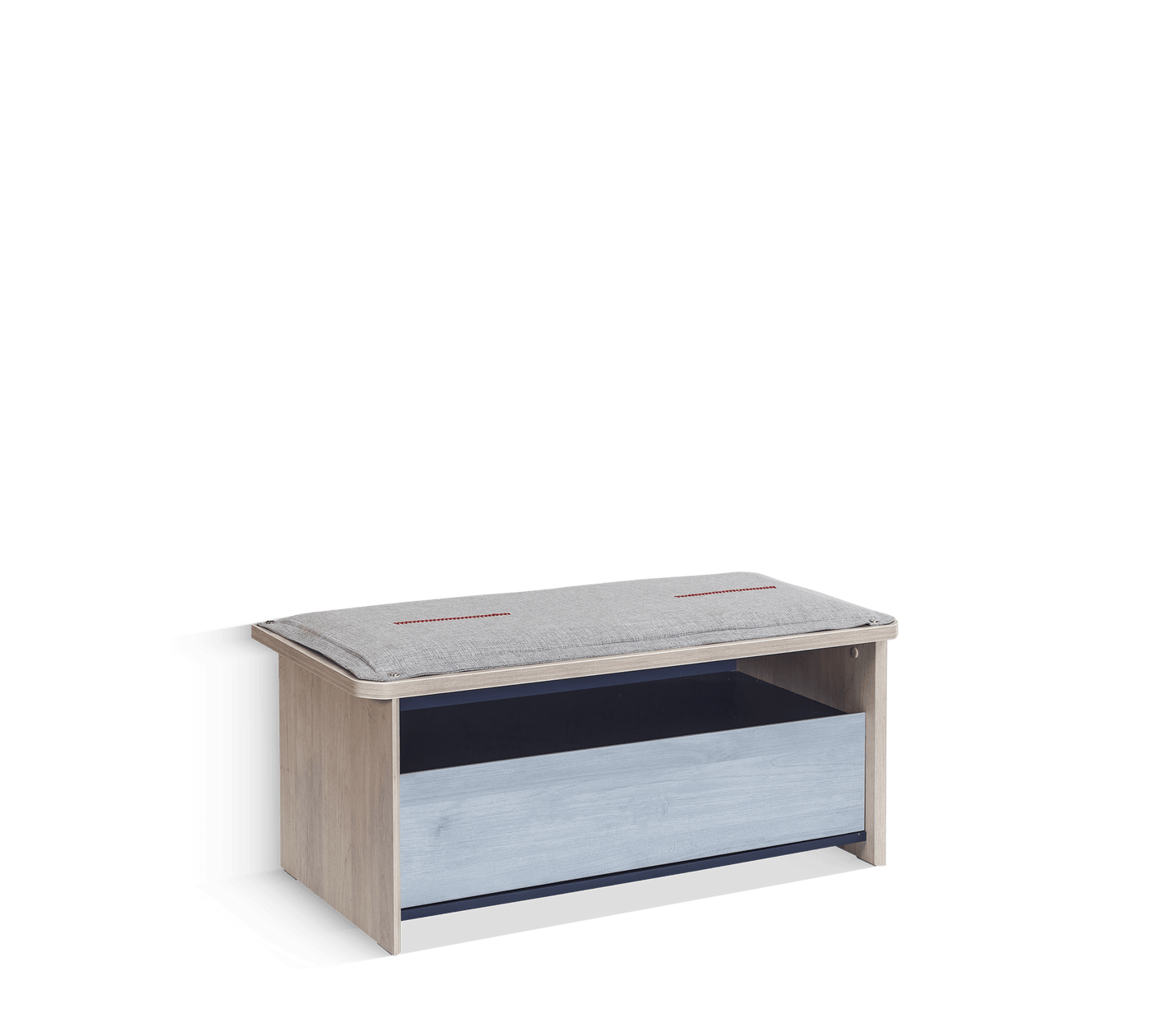 TRIO pouf with drawer