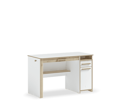 MODERA study table with shelving unit