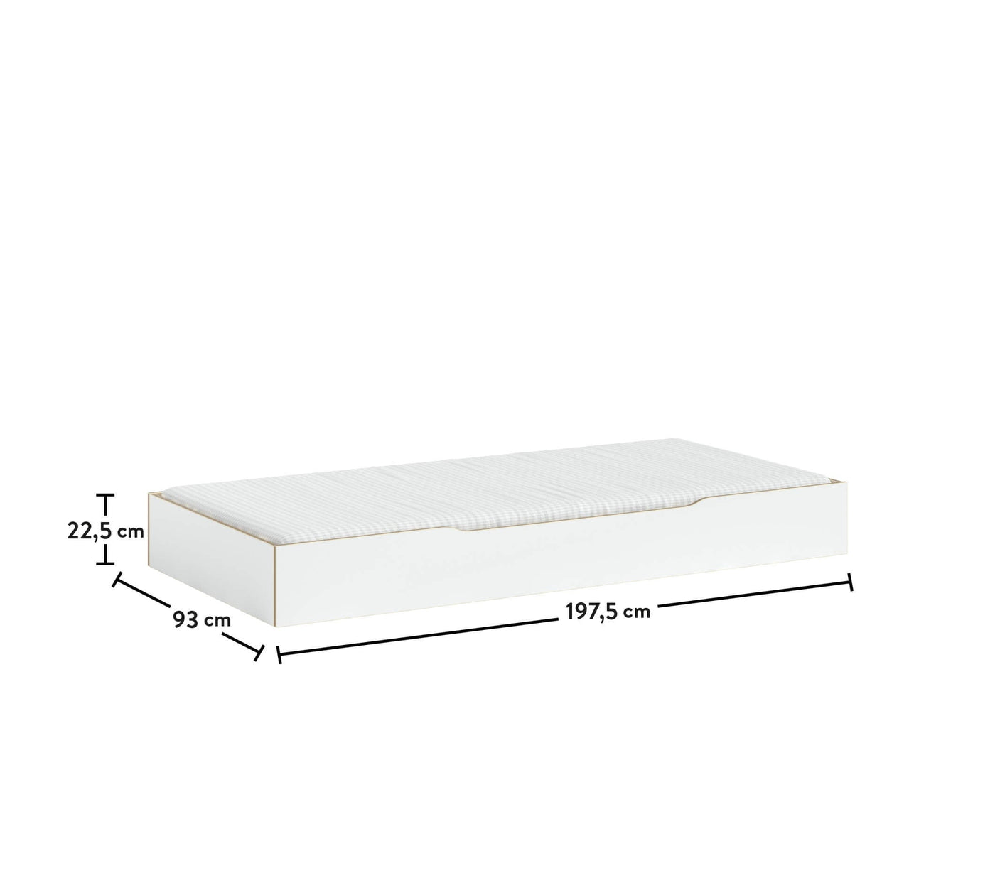 Modera Lower Bed (90x190 cm)