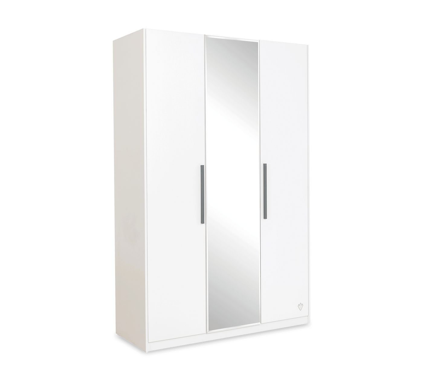 WHITE 3-door wardrobe