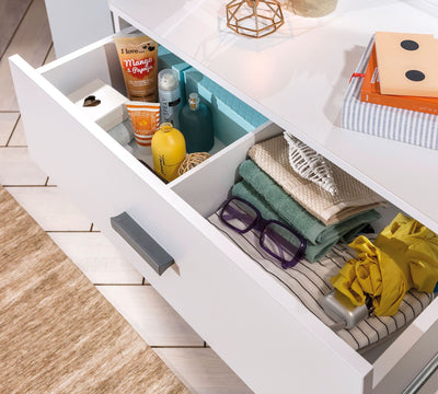 WHITE Dresser with mirrors