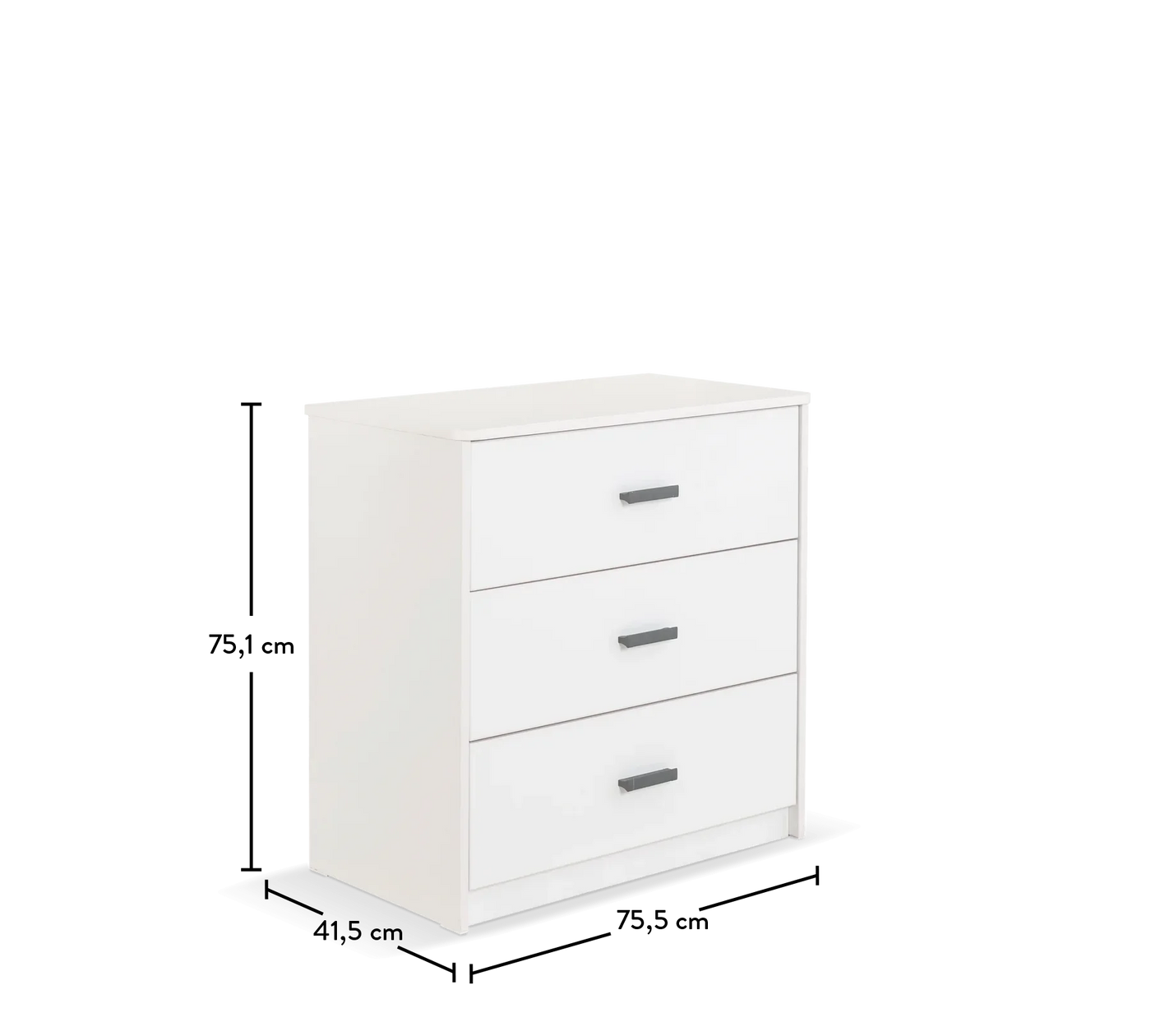 WHITE Dresser with mirrors