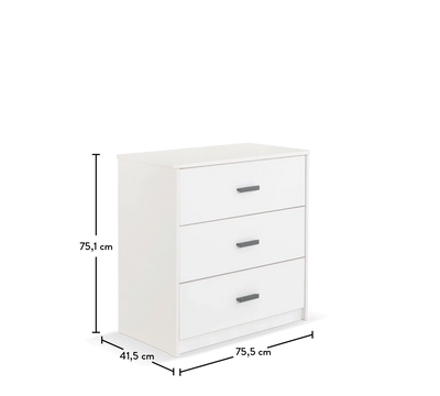 WHITE Dresser with mirrors