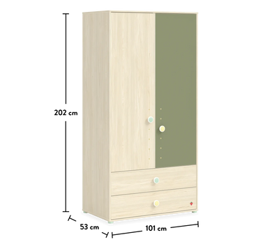 MONTES NATURAL Cabinet with 2 doors