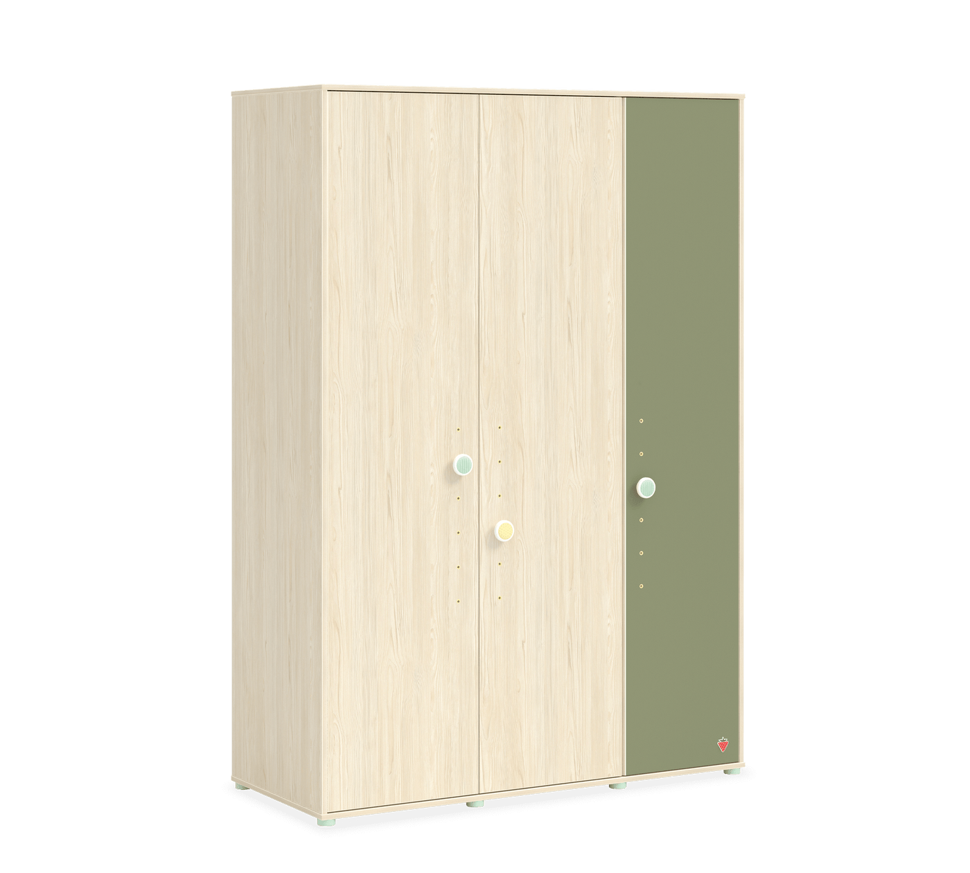 MONTES NATURAL 3-door wardrobe