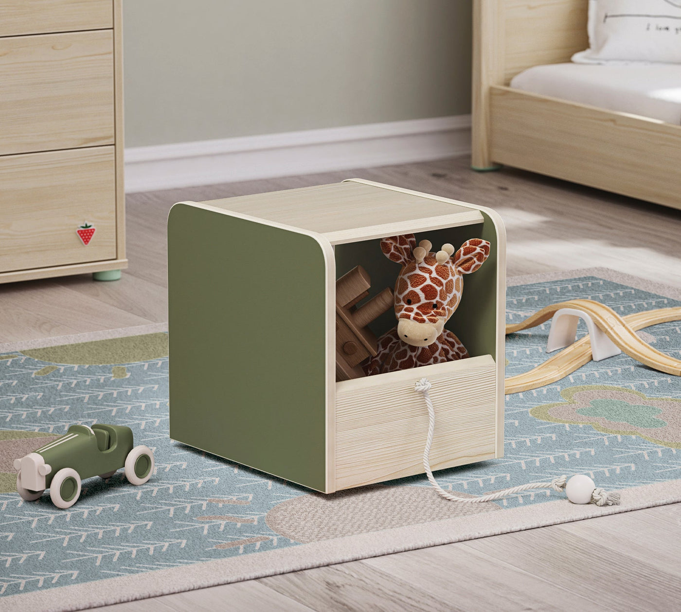 MONTES pouf/toy box