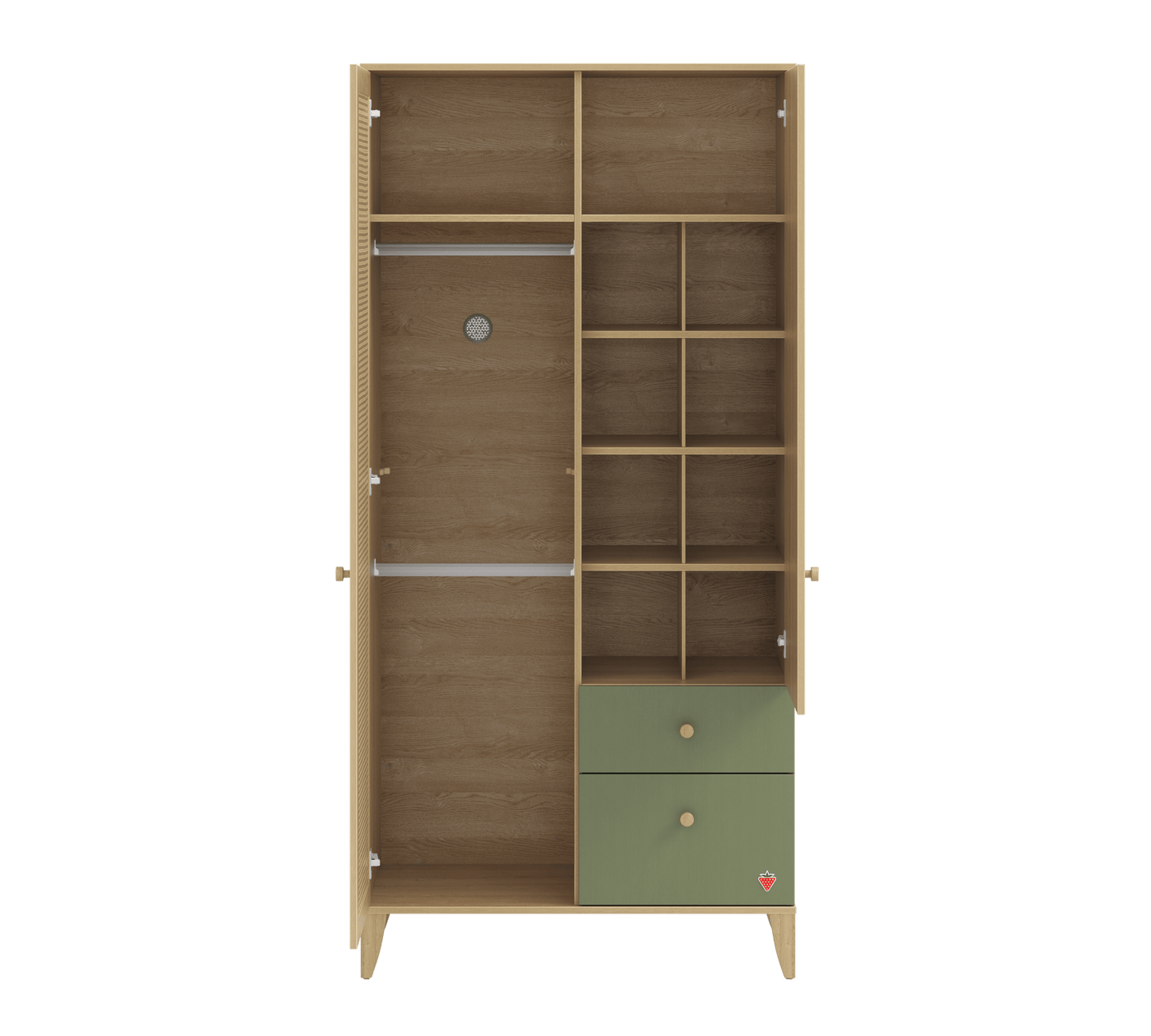 LOOF BABY 2-door wardrobe