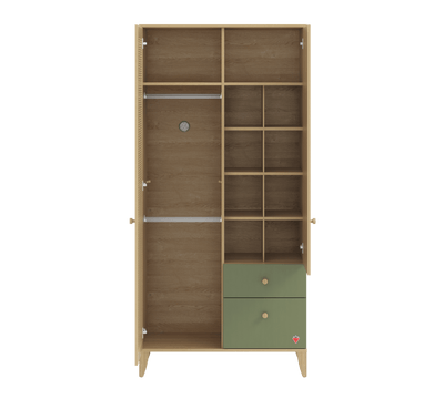 LOOF BABY 2-door wardrobe