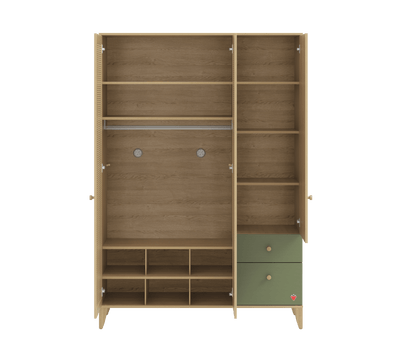 LOOF BABY 3-door wardrobe