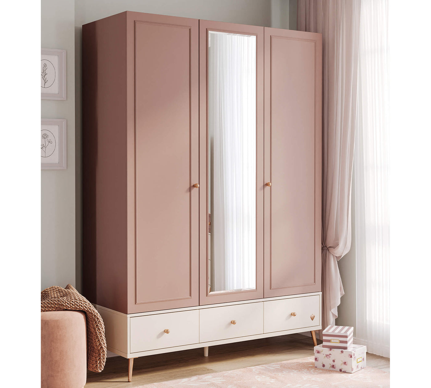 ELEGANCE 3-door wardrobe