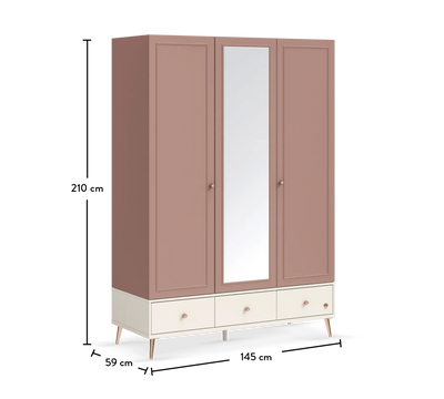 ELEGANCE 3-door wardrobe