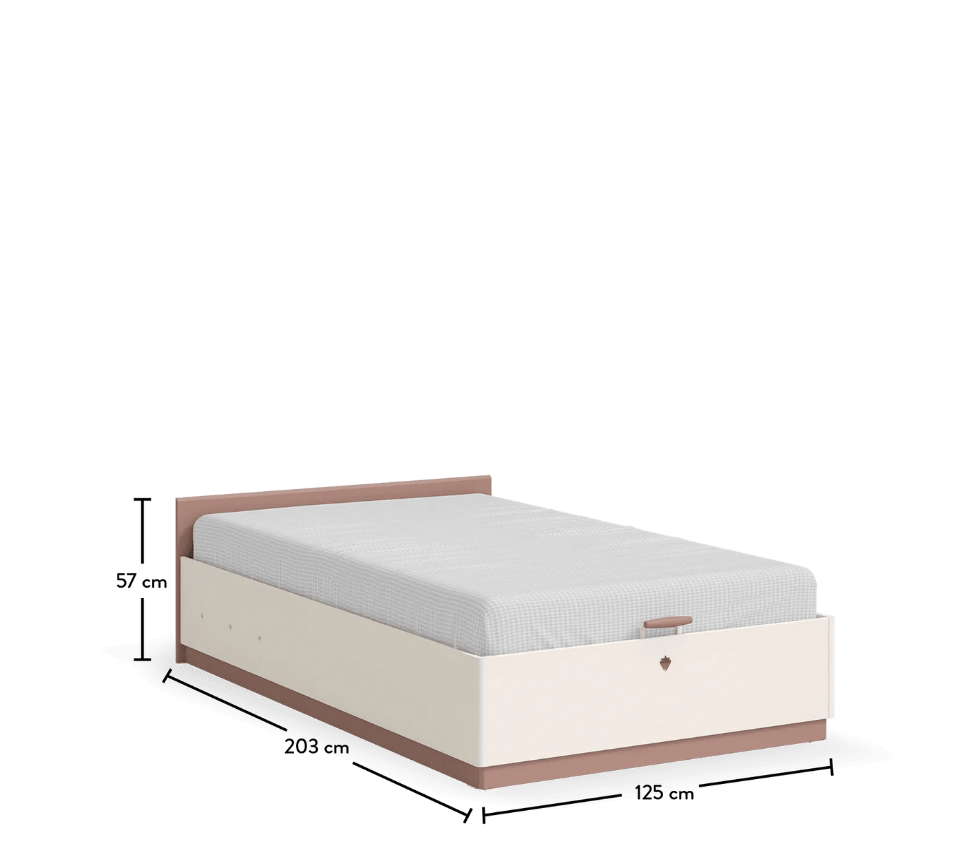 ELEGANCE Bed with storage (120X200 cm)