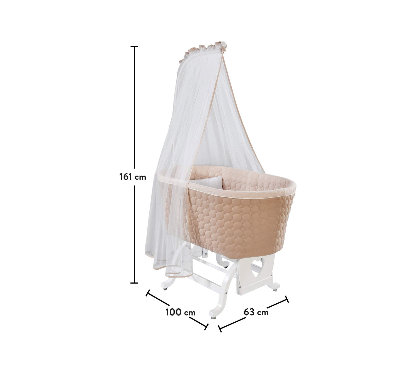 BASSINET مهد أطفال بشكل سلة