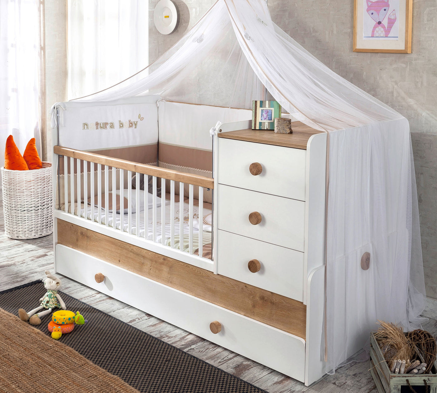 NATURA BABY Expandable cot