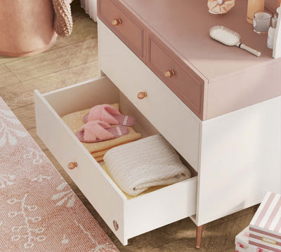 ELEGANCE Dresser with mirror – Cilek KSA